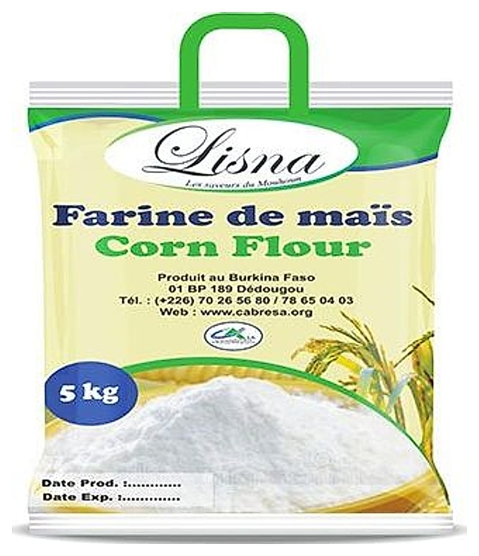 Sac de farine de maïs Lisna, 5 kg